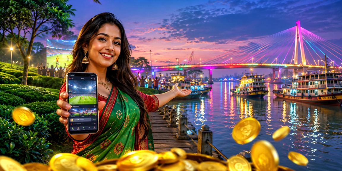 বরিশালে চা বাগানের পাশে মোবাইলে লটারি খেলার অভিজ্ঞতা