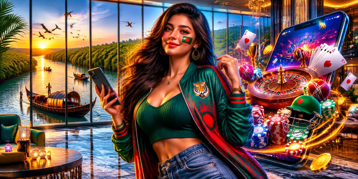 সুন্দরবন পটভূমিতে বাংলাদেশ ক্রিকেট বেটিং