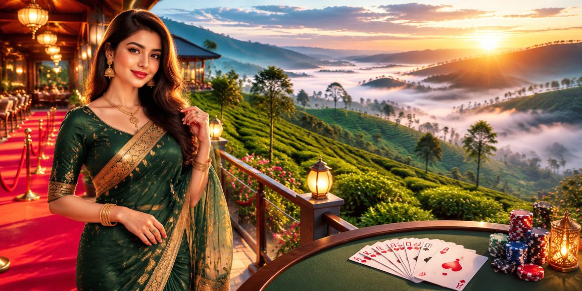 সিলেটের চা বাগানে বসে রামি ও লটারি গেম উপভোগ